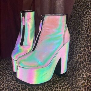YRU Nightmare Reflective Edition Platform Booties